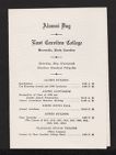 Program for Alumni Day 1956